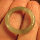 Natural Grade A  Jadeite Jade ring stone mineral carving  Size 7 US  A823