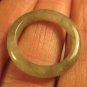 Natural Grade A  Jadeite Jade ring stone mineral carving  Size 7 US  A823