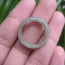 Natural Jadeite Jade ring Thailand jewelry stone mineral size 7.25 US  EA 004