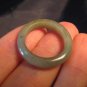 Natural Grade A Jadiete Jade ring stone carving Size 7 7.25 A738