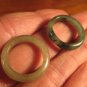 Set 2 Natural Grade A Jadeite Jade ring Size 6.5 and 7 US A780