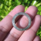 Natural Jadeite Jade ring Thailand jewelry stone mineral size  6.5 US   E 59157