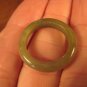 2 Natural Grade A Jadeite Jade ring rings stone mineral Size 7.25 US A612