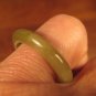 2 Natural Grade A Jadeite Jade ring rings stone mineral Size 7.25 US A612