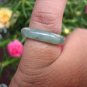 Large Natural Jadeite Jade Ring Thailand Jewelry Art Size 4.75 EB 436