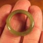 Natural Jadeite Jade ring stone mineral carving Size 7 US A527