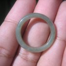 Natural Jadeite Jade ring Thailand jewelry stone mineral size  7.5 US  EA 022
