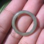 Natural Jadeite Jade ring Thailand jewelry stone mineral size 7.5 US EA 022