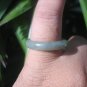 Natural Jadeite Jade ring Thailand jewelry stone mineral size 7.5 US EA 022