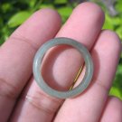 Natural Jadeite Jade ring Thailand jewelry stone mineral size  7.5 US   E 591102