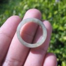 Natural Jadeite Jade ring Thailand jewelry stone mineral size 7.5 US   E 5938