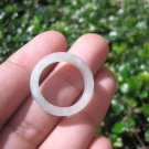 Natural Jadeite Jade ring Thailand jewelry stone mineral size  6.75 US   E 5997