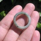 Natural Jadeite Jade ring Thailand jewelry stone mineral size  6.75 US   E 59107
