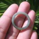 Natural Jadeite Jade ring Thailand jewelry stone mineral size  7.25 US   E 59170
