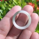Natural Jadeite Jade ring Thailand jewelry stone mineral size 6.75 US  E 591111