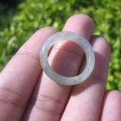 Natural Jadeite Jade ring Thailand jewelry stone mineral size 6.75 US   E 5935