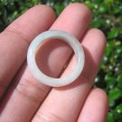 Natural Jadeite Jade ring Thailand jewelry stone mineral size  6.5 US   E 59100