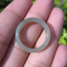 Natural Jadeite Jade ring Thailand jewelry stone mineral size  7.5 US   E 591101
