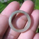 Natural Jadeite Jade ring Thailand jewelry stone mineral size 7.25 US  EA 039