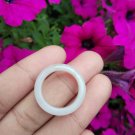 Natural Jadeite Jade ring Thailand jewelry stone mineral size  6.5 US  EB 059