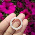Natural Jadeite Jade ring Thailand jewelry stone mineral size  6.5 US  EB 055