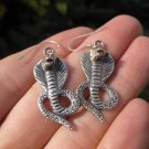925 Silver Snake cobra Earrings Earring jewelry Nepal Himalayan art