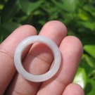 Natural Jadeite Jade ring Thailand jewelry stone mineral size 6.5 US  EA 092