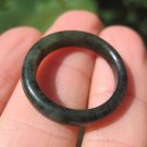 Natural Grade A  Jadeite Jade ring stone mineral carving  Size 6.75 US  A2066