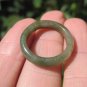 Natural Grade A  Jadeite Jade ring stone mineral carving  Size 6.5 US  A1804