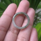 Natural Jadeite Jade ring Thailand jewelry stone mineral size  7 US   E 59127