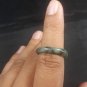 Natural  Grade A  Jadiete  Jade ring stone carving  Size 6.5   A7118