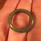 Natural  Jadeite Jade ring stone mineral carving  Size 6.75 US  A541