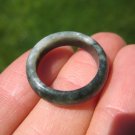 Natural Jadeite Jade ring Thailand jewelry stone mineral size 6.25 A408