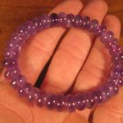 Natural Amethyst  bead  stone mineral bracelet Thailand jewelry art