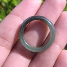 Natural Jadeite Jade ring Thailand jewelry stone mineral size 7 US  E 591107