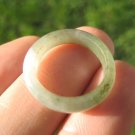 Natural Jade ring Thailand jewelry stone mineral art size 6.5  A240