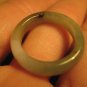 Natural Jadeite Jade ring Thailand jewelry stone mineral art size 6.75  A366