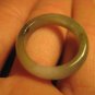 Natural Jadeite Jade ring Thailand jewelry stone mineral art size 6.75  A366