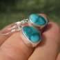 925 Silver Tibetan Turquoise earrings earring jewelry mineral stone art A56