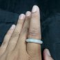 Natural Grade A Jadiete Jade ring stone carving Size 7.25 A7168