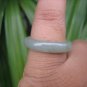 Natural Jadeite Jade ring Thailand jewelry stone mineral size 7 US  EA 069