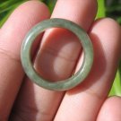 Natural Jadeite Jade ring Thailand jewelry stone mineral size 7 US  EA 096