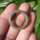 Natural Jadeite Jade ring Thailand jewelry stone mineral size 7 US  EA 095