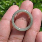 Natural Jadeite Jade ring Thailand jewelry stone mineral size 7 US  EA 080