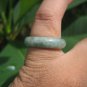 Natural Jadeite Jade ring Thailand jewelry stone mineral size 7 US  EA 077