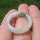 Natural Jadeite Jade ring Thailand jewelry stone mineral size 9 E5874