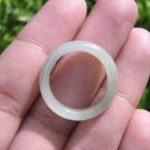 Natural Jadeite Jade ring Thailand jewelry stone mineral size 7 US  E 591119