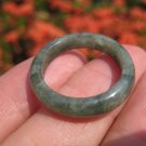Natural Jade ring Thailand jewelry stone mineral art size 9.5  A160