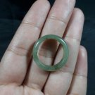 Natural  Grade A  Jadiete  Jade ring stone carving  Size 8.25   A7143