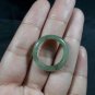 Natural  Grade A  Jadiete  Jade ring stone carving  Size 8.25   A7143